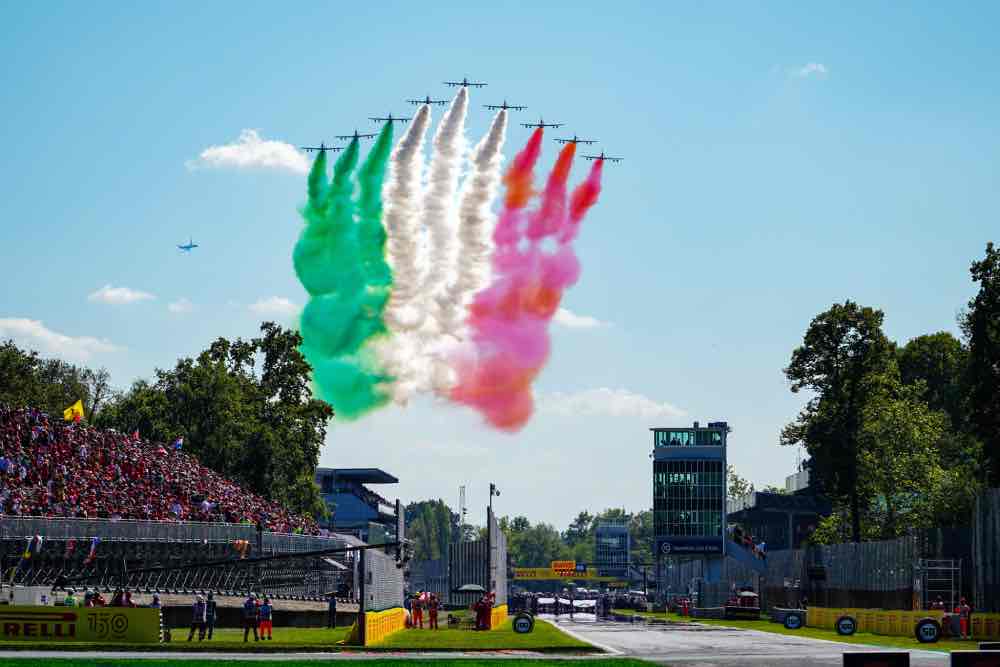 A che ora le Frecce Tricolori aprono il Gran Premio d’Italia