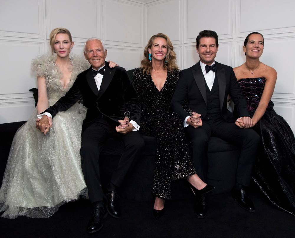 2019 GA con Julia Roberts, Tom Cruise, Roberta Armani al British Fashion Awards (credits Stefano Guindani/SGP)